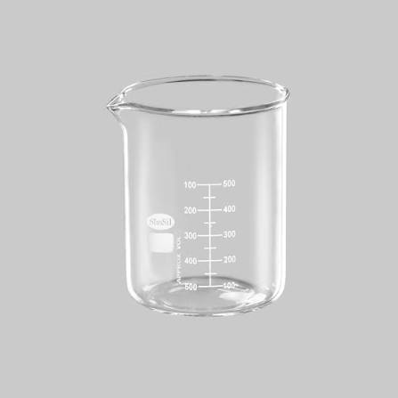 LOW FORM BEAKER WITH SPOUT 100ml